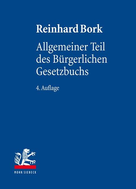 Vorderes Coverbild Allgemeiner Teil des Bürgerlichen Gesetzbuchs