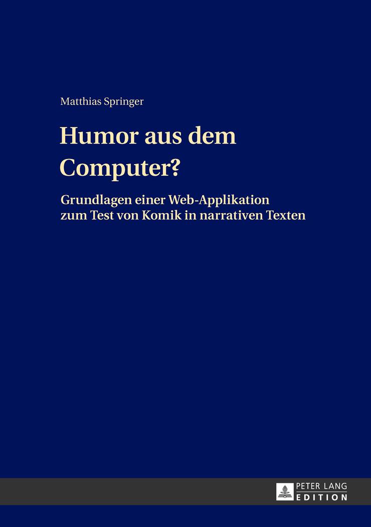 Vorderes Coverbild Humor aus dem Computer?