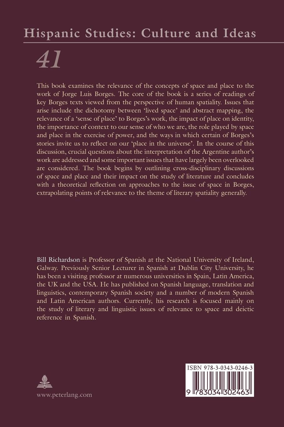 Rückseitencover Borges and Space