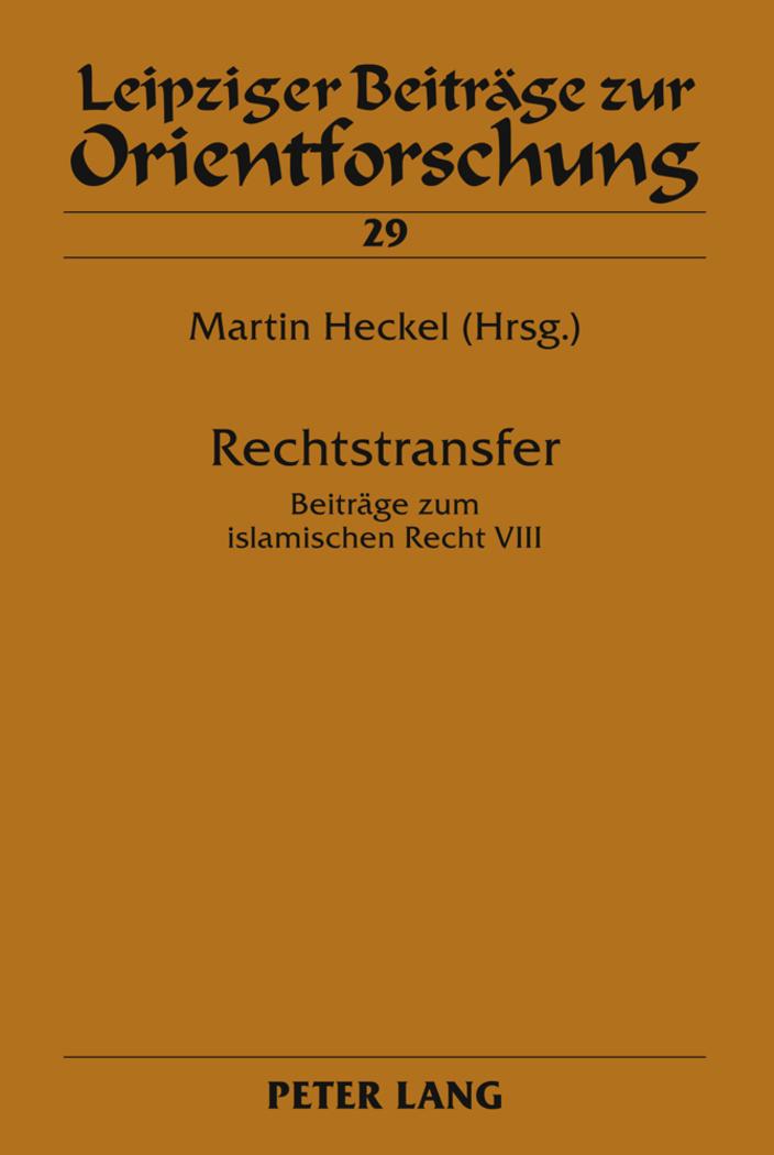 Vorderes Coverbild Rechtstransfer