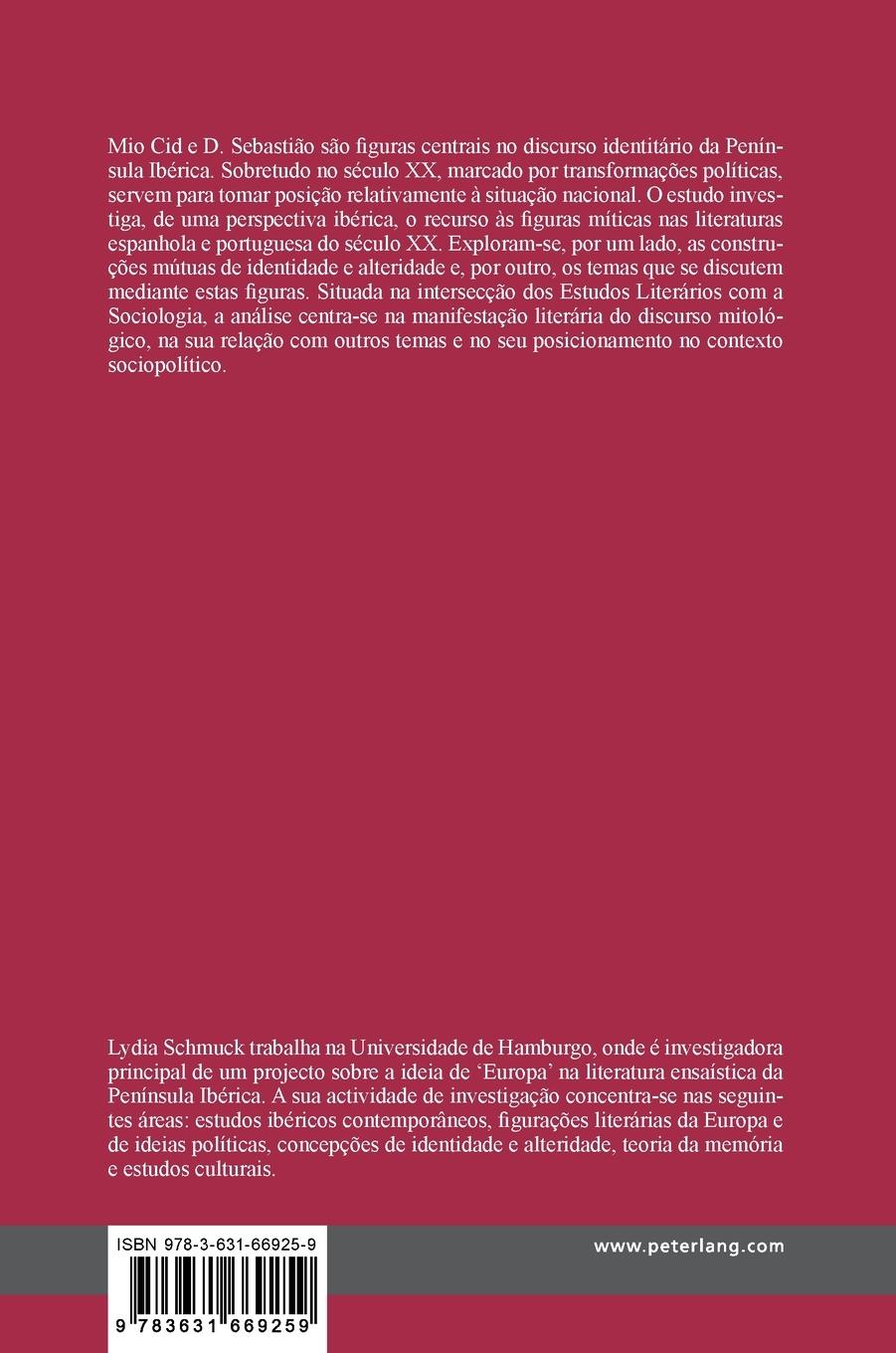 Rückseitencover Mio Cid e D. Sebastião