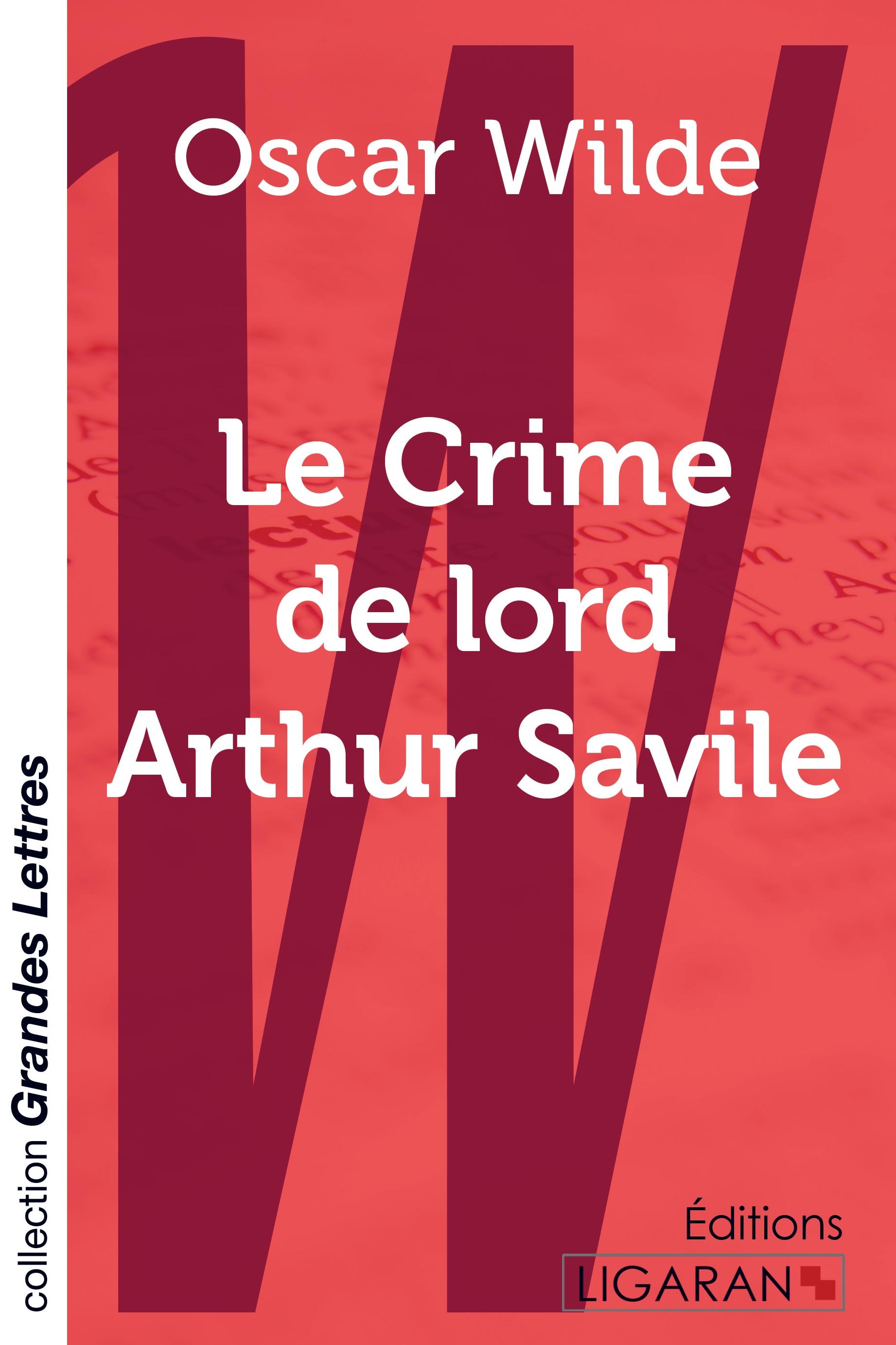 Vorderes Coverbild Le Crime de Lord Arthur Savile (grands caractères)