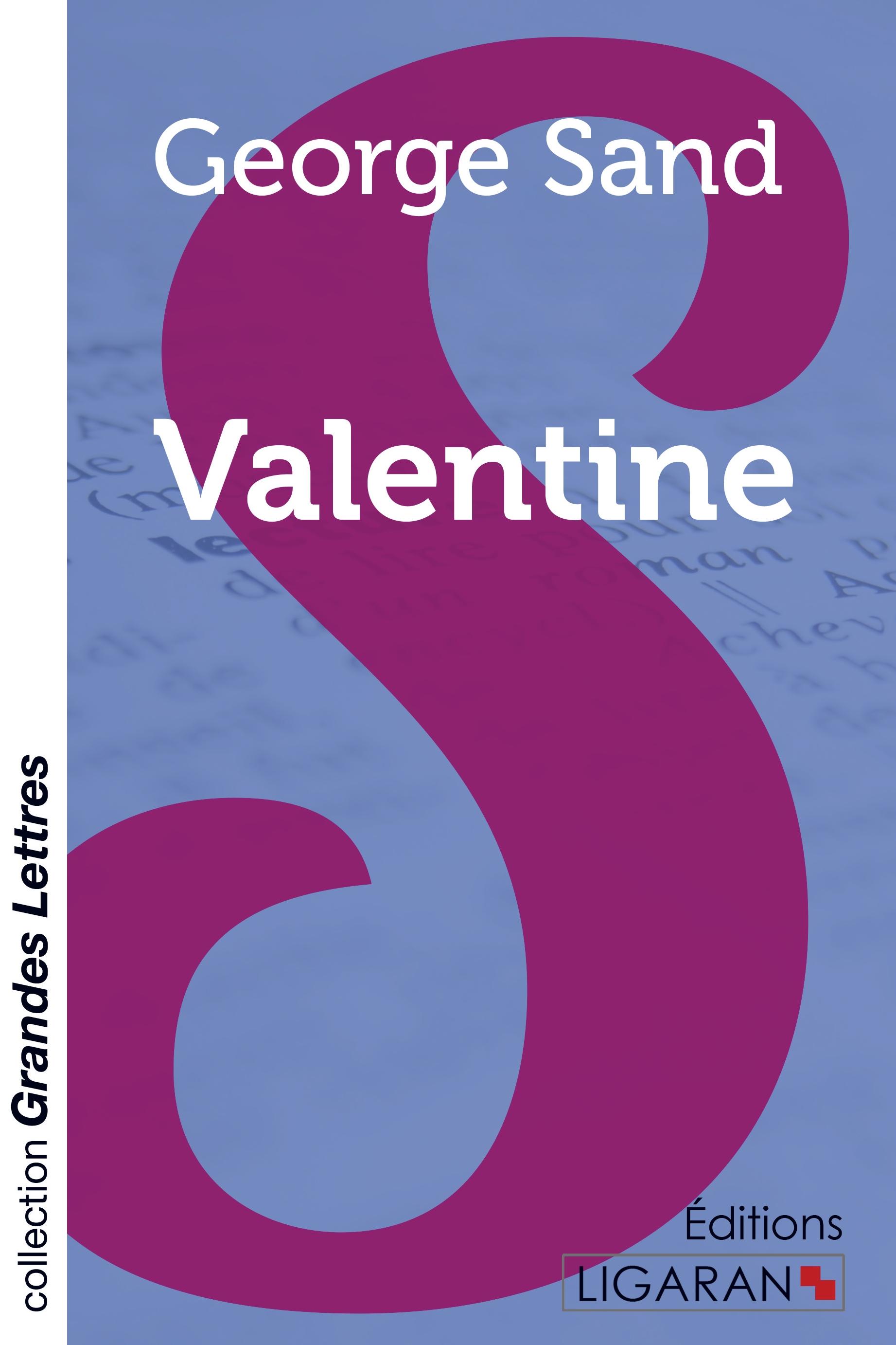 Vorderes Coverbild Valentine (grands caractères)