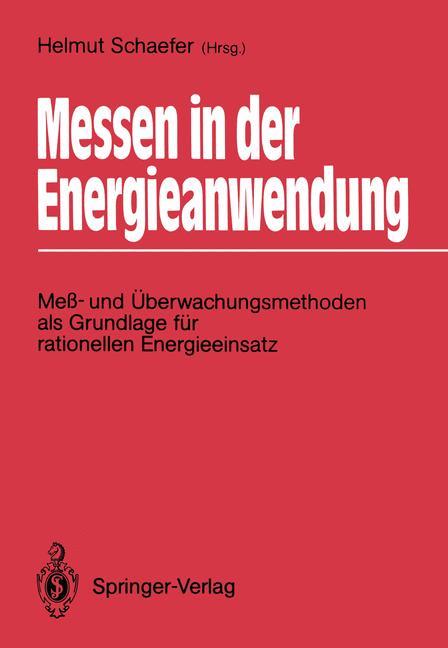 Vorderes Coverbild Messen in der Energieanwendung