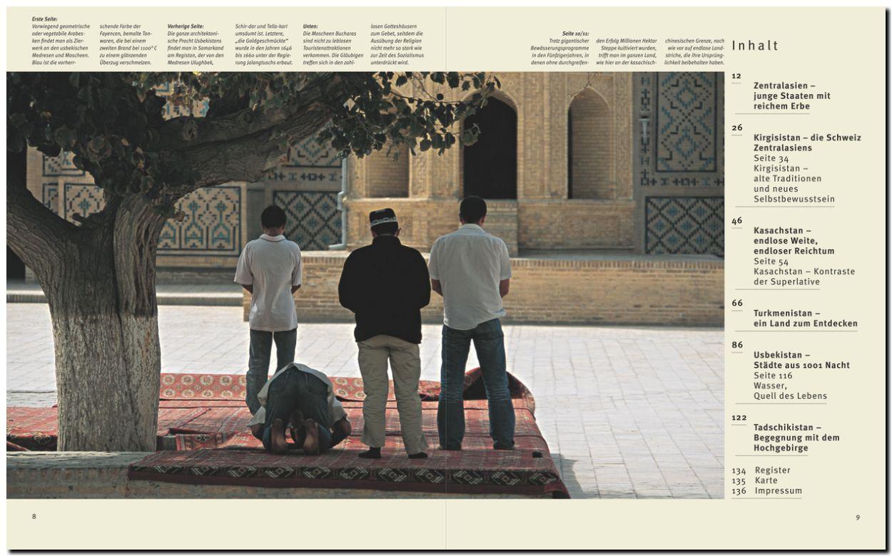 Beispielinhalt (Bild) Reise durch Zentralasien - Usbekistan, Kasachstan, Kirgisistan, Turkmenistan