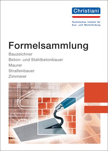 Vorderes Coverbild Formelsammlung Bau