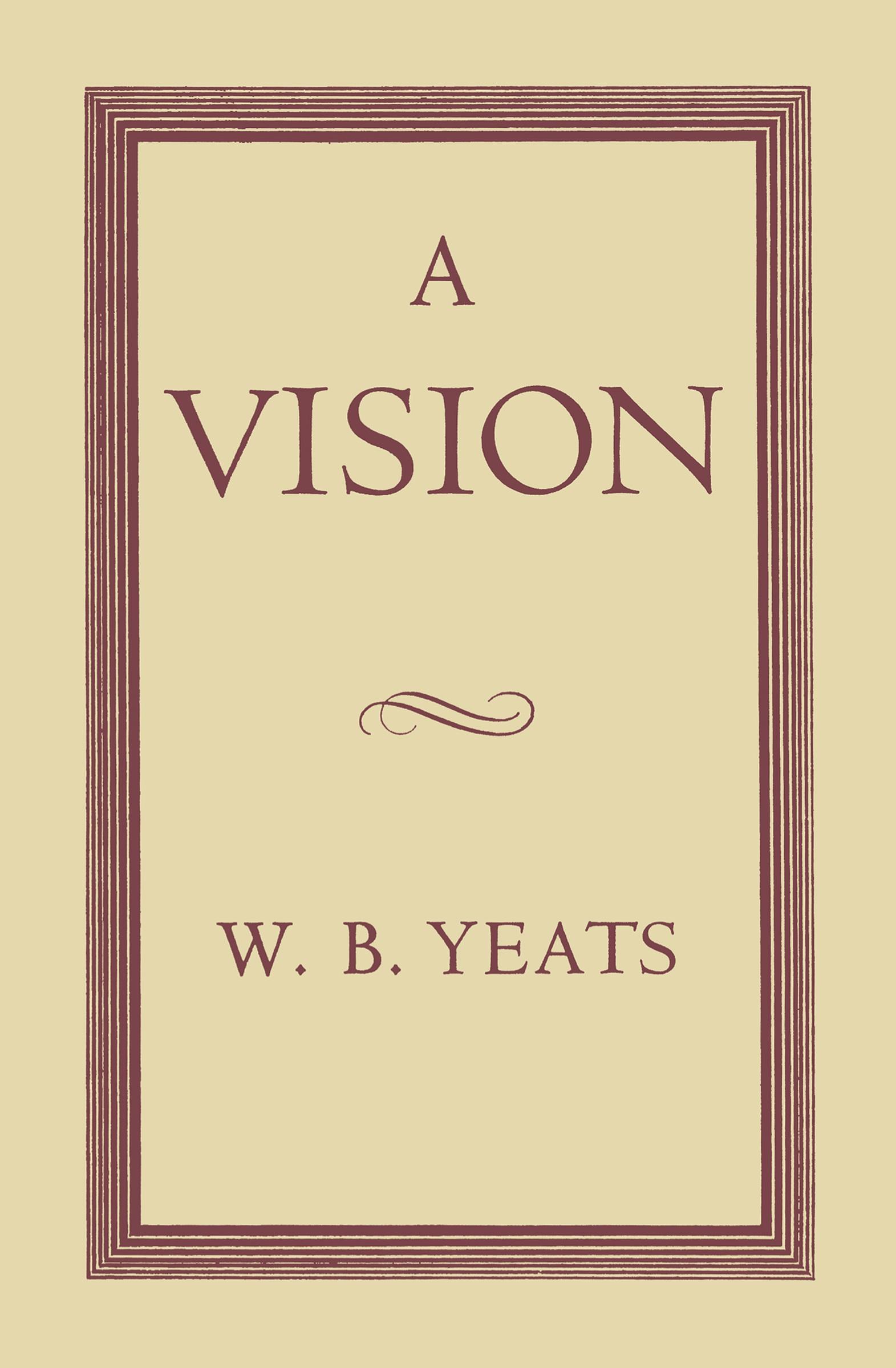 Vorderes Coverbild A Vision