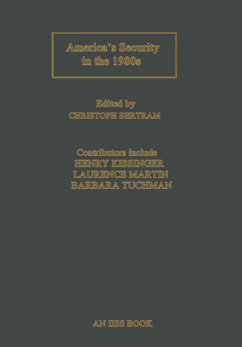 Vorderes Coverbild America's Security in the 1980s