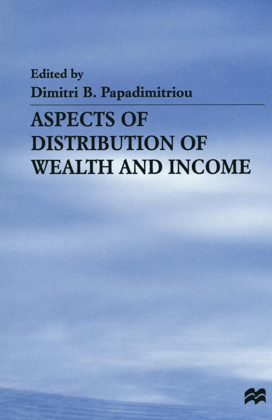 Vorderes Coverbild Aspects of Distribution of Wealth and Income