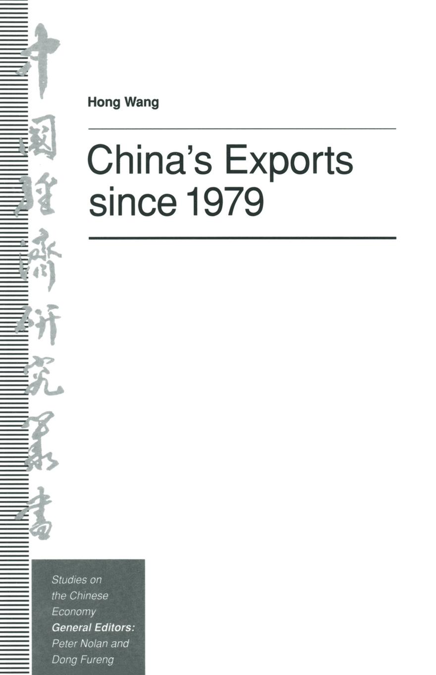 Vorderes Coverbild China's Exports Since 1979