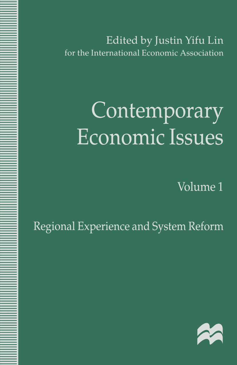 Vorderes Coverbild Contemporary Economic Issues