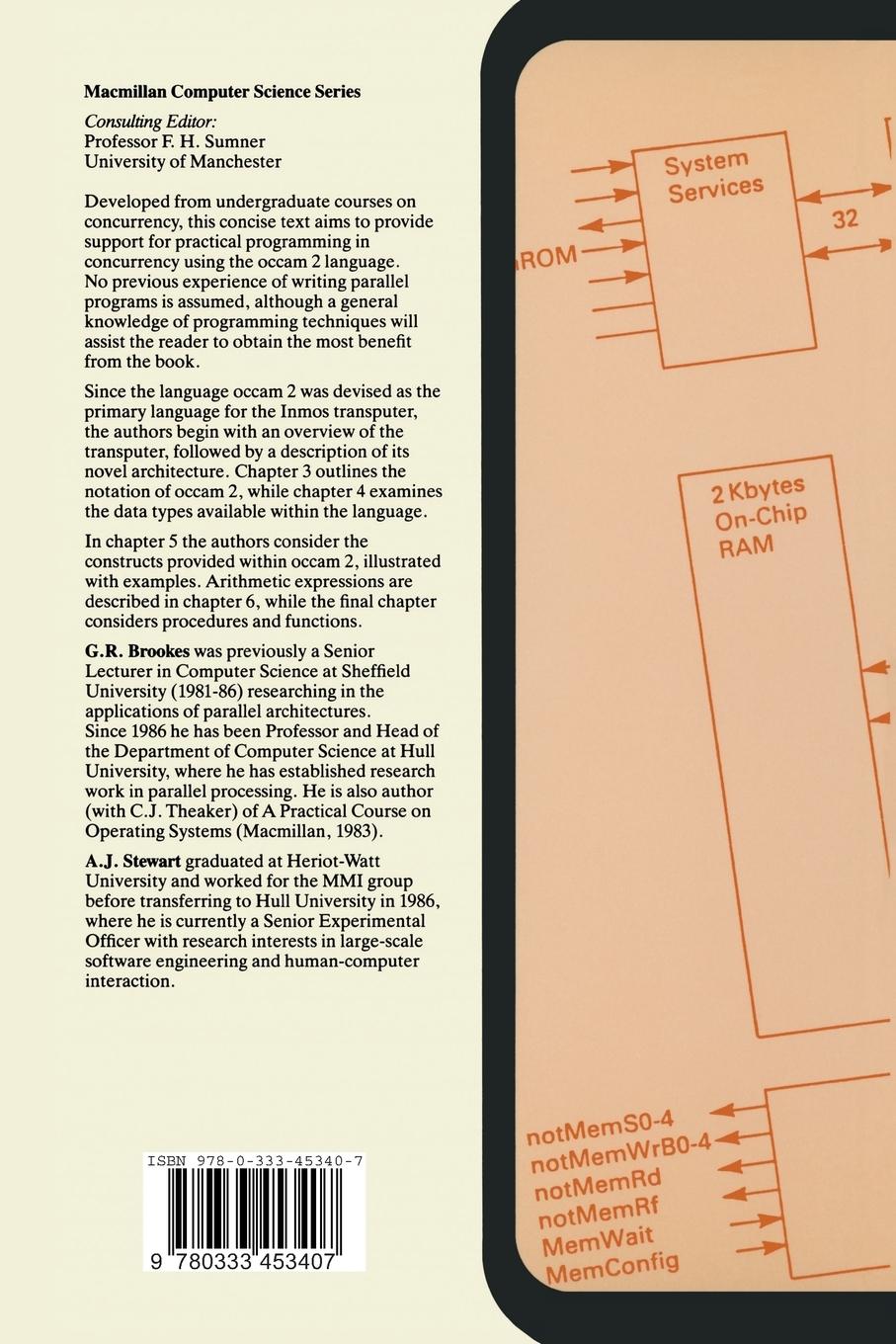 Rückseitencover Introduction to OCCAM 2 on the Transputer