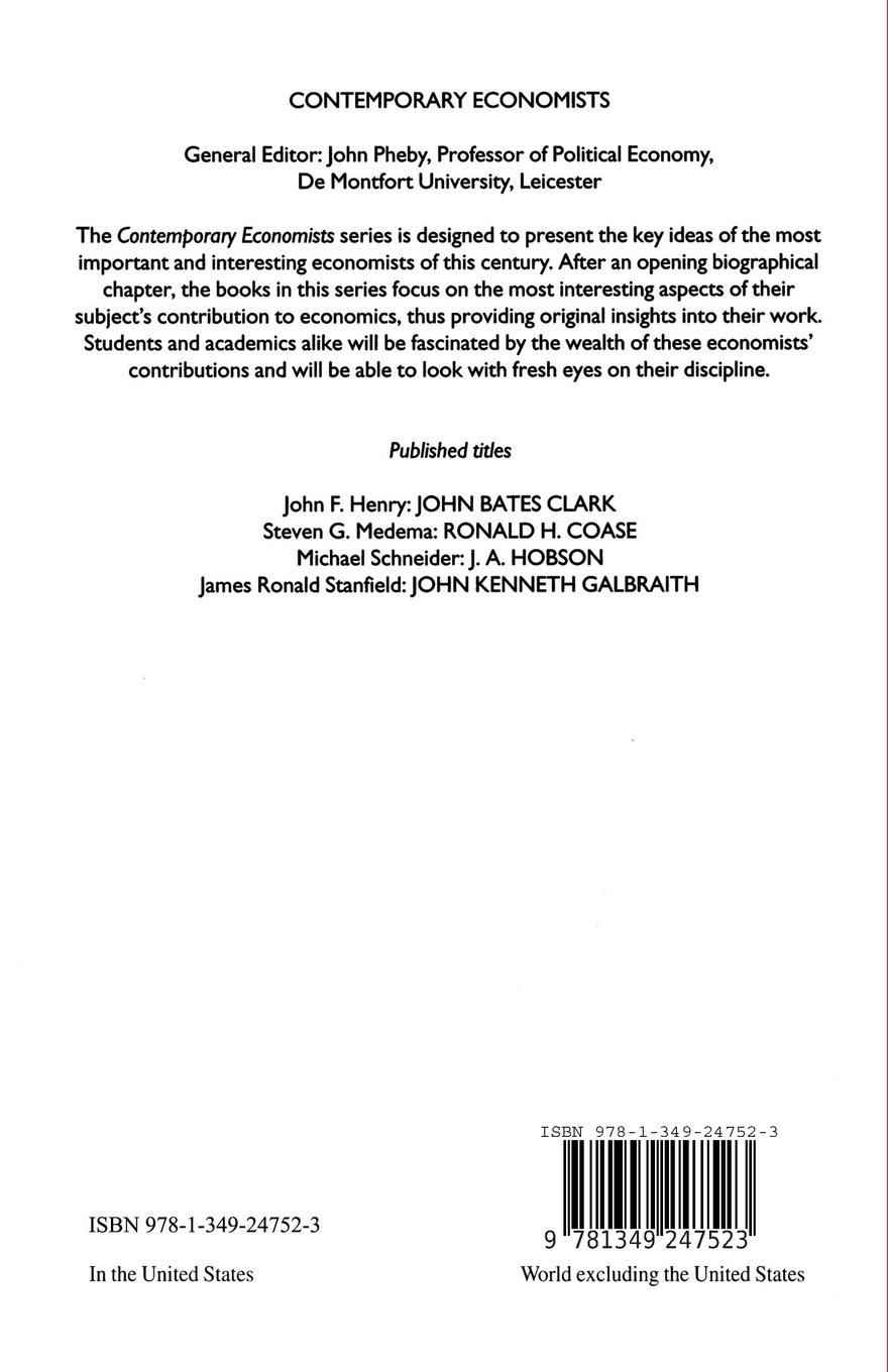 Rückseitencover J. A. Hobson