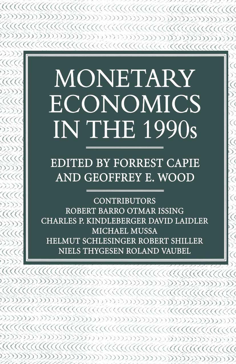 Vorderes Coverbild Monetary Economics in the 1990s