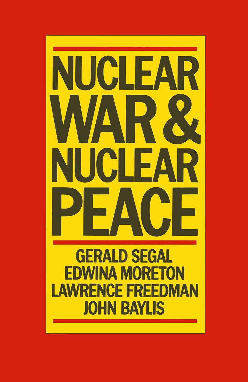 Vorderes Coverbild Nuclear War and Nuclear Peace