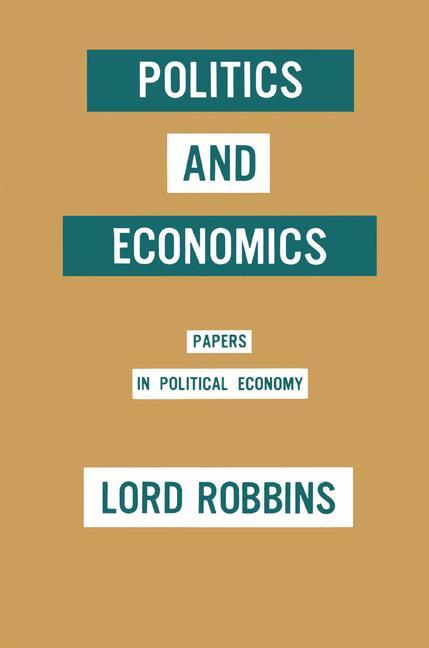 Vorderes Coverbild Politics and Economics