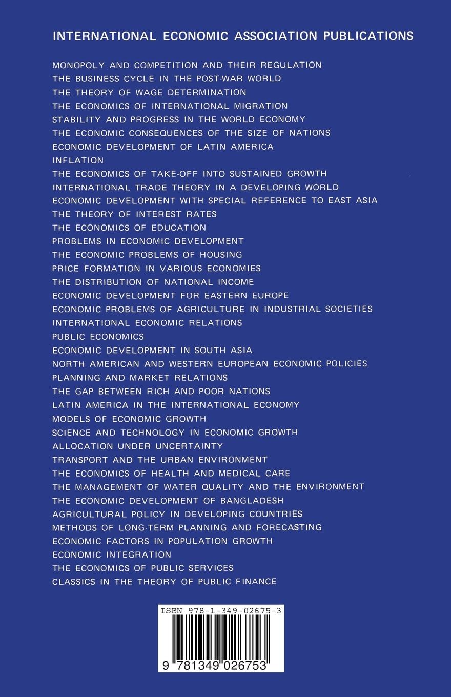 Rückseitencover Resource Allocation and Economic Policy