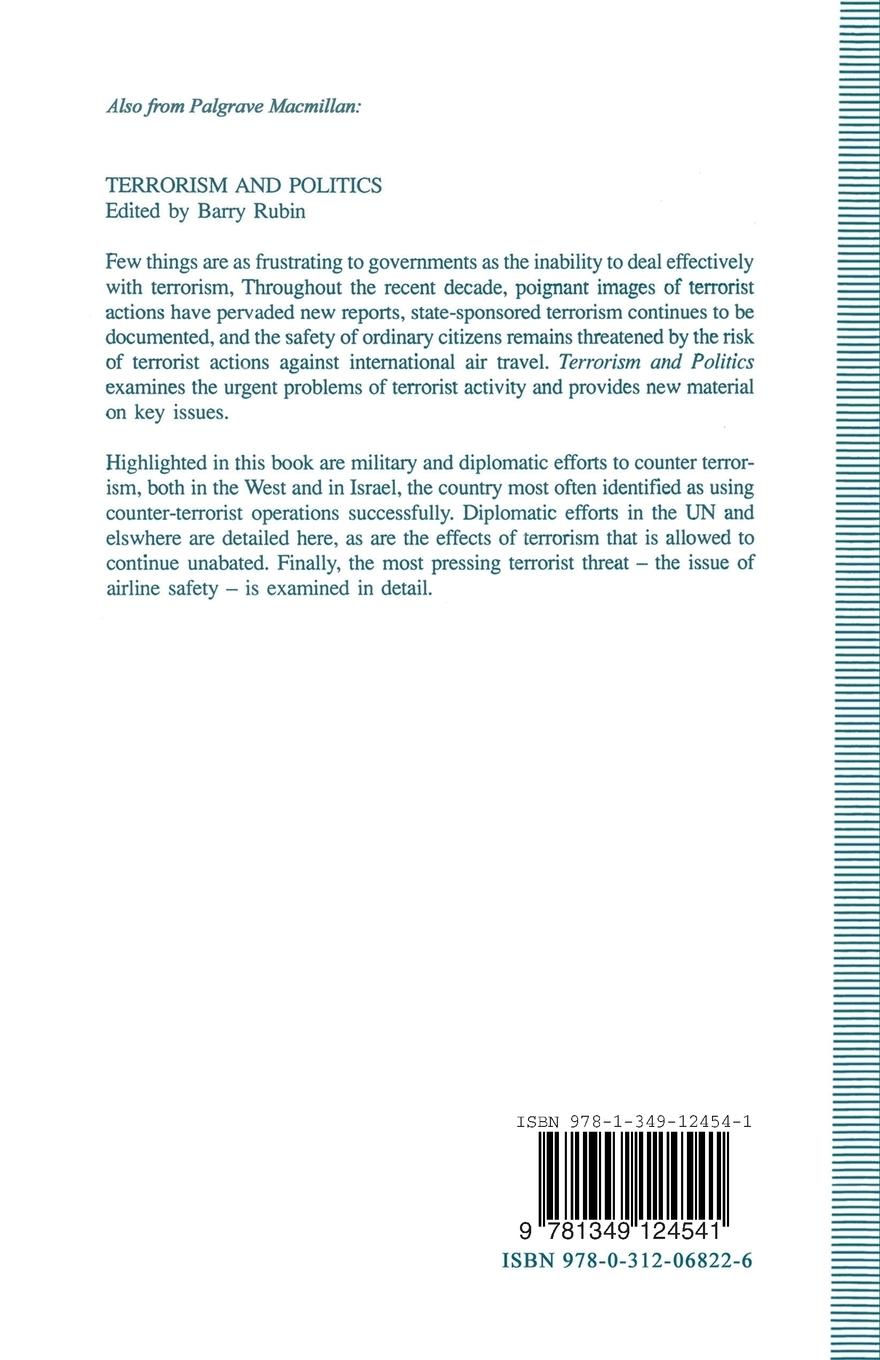 Rückseitencover Terrorism and Democracy