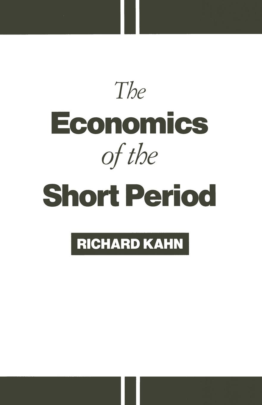 Vorderes Coverbild The Economics of the Short Period