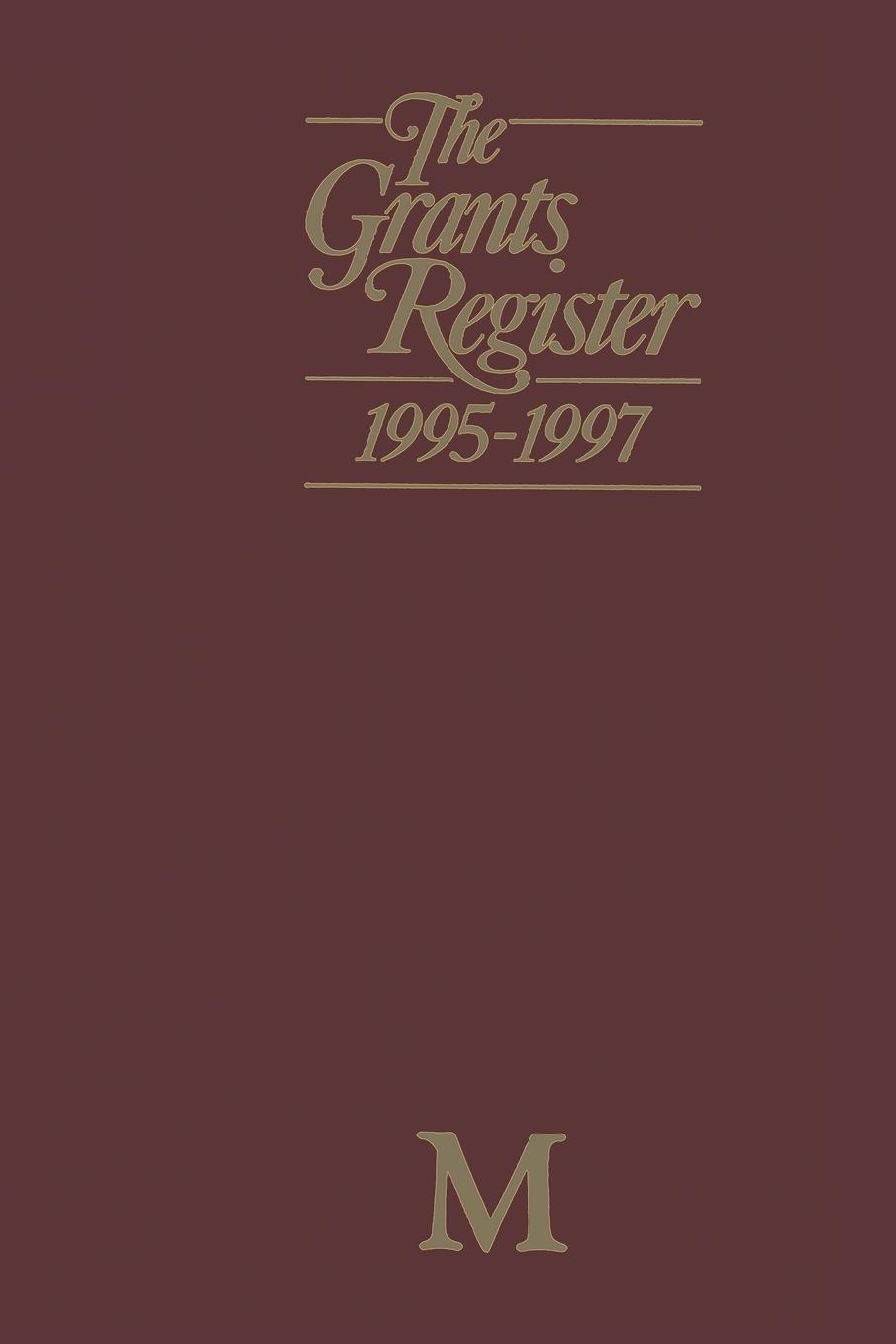 Vorderes Coverbild The Grants Register 1995-1997