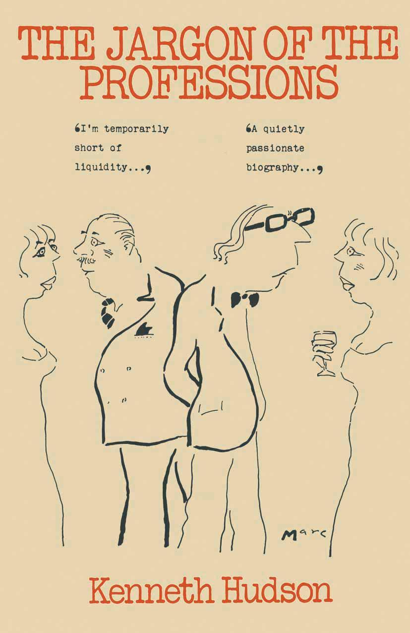 Vorderes Coverbild The Jargon of the Professions