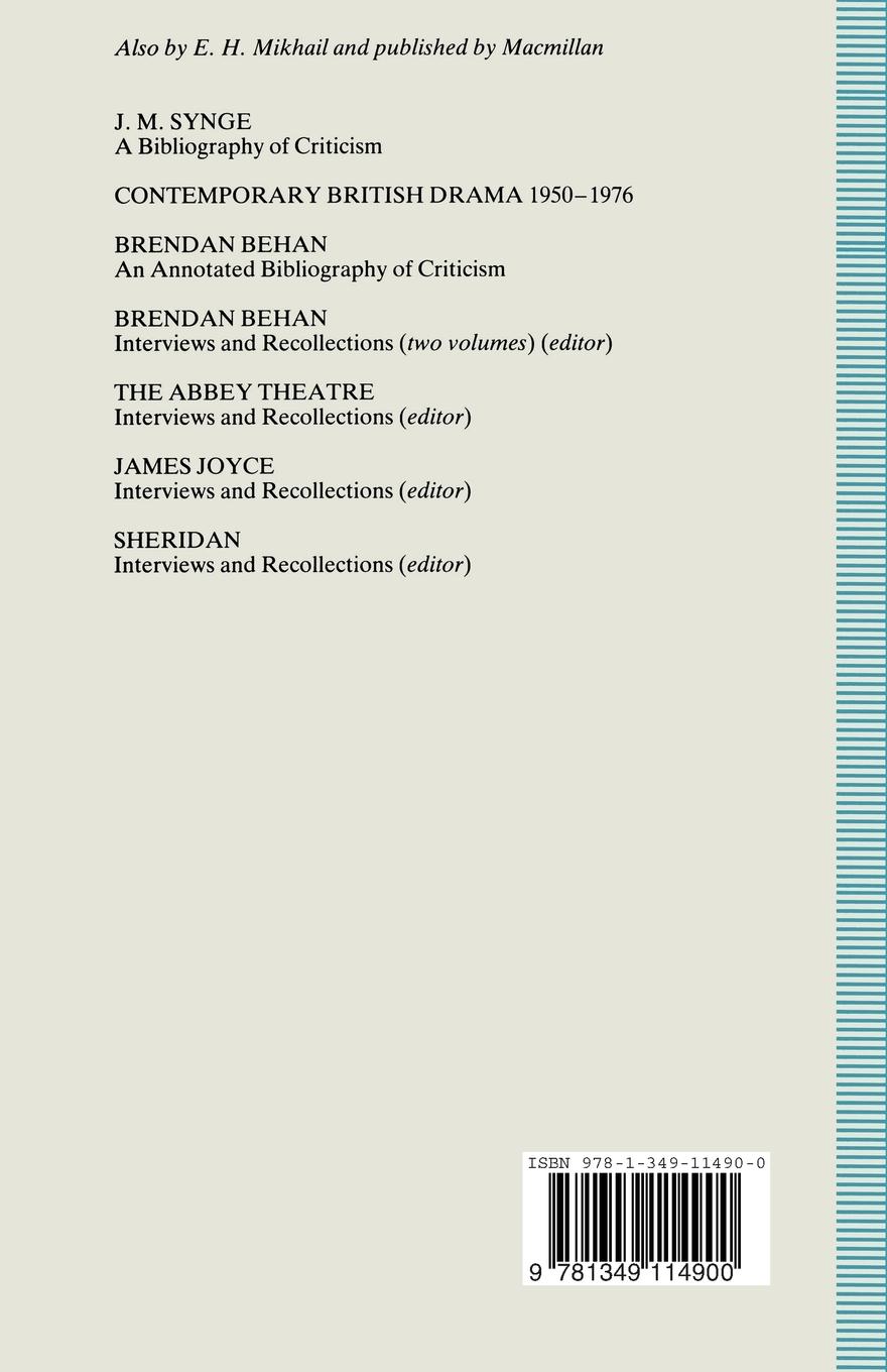 Rückseitencover The Letters of Brendan Behan