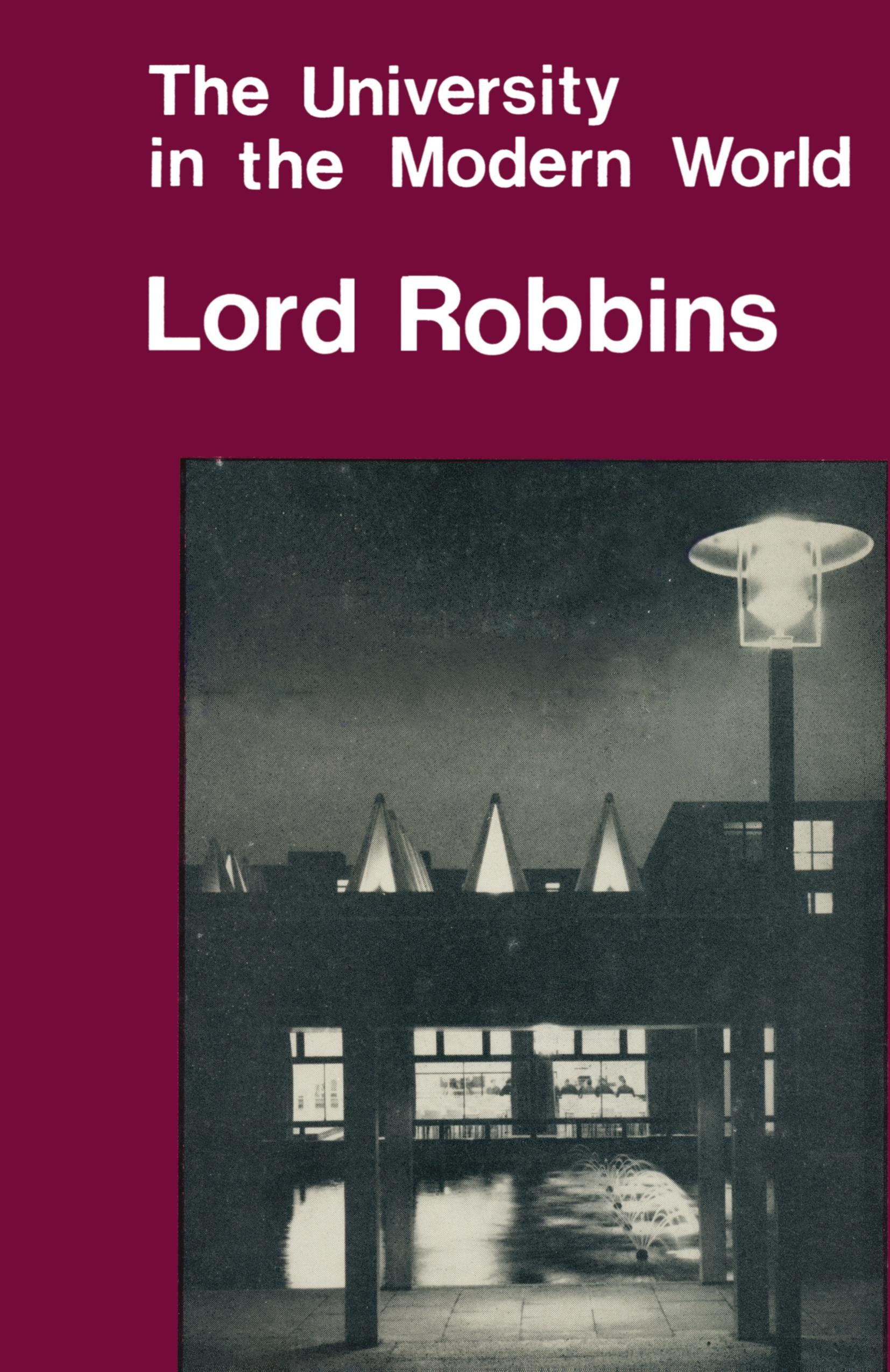 Vorderes Coverbild The University in the Modern World