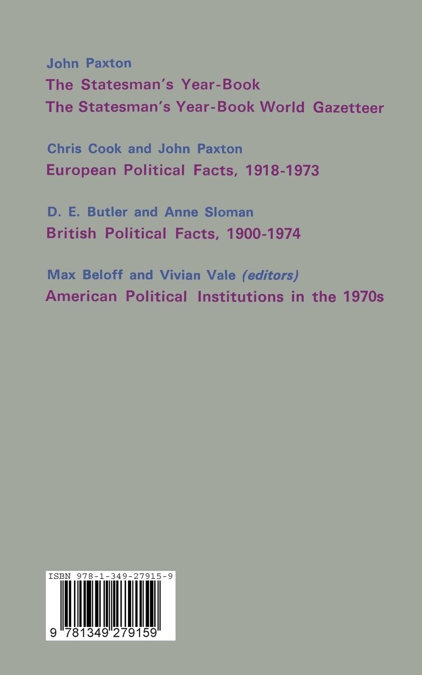 Rückseitencover World Legislatures