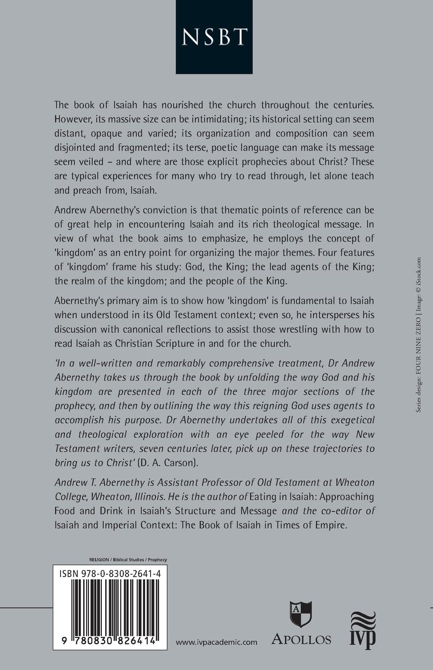 Rückseitencover The Book of Isaiah and God's Kingdom
