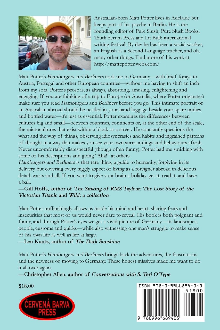 Rückseitencover Hamburgers and Berliners