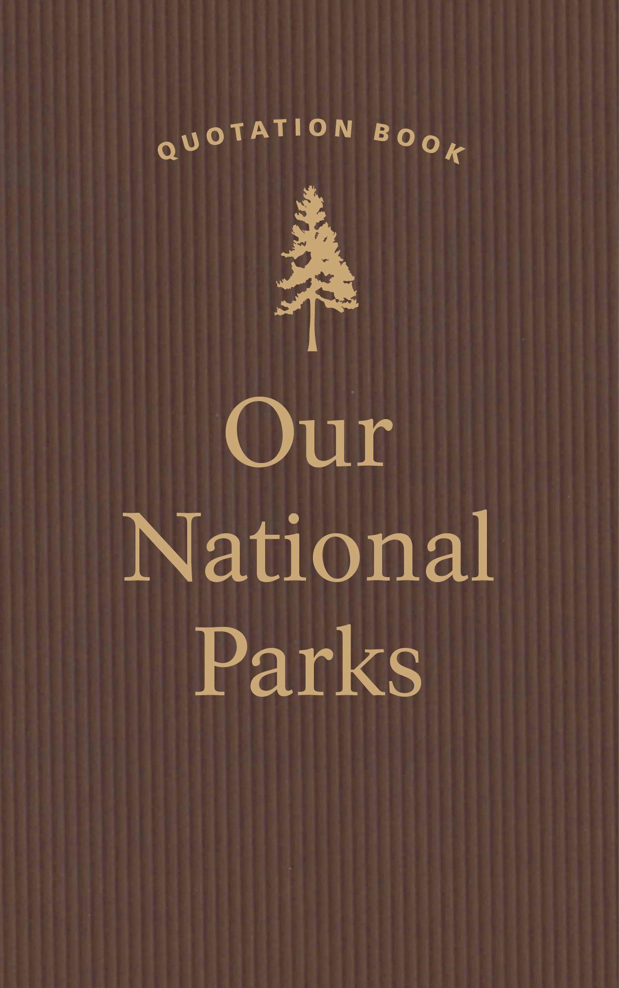 Vorderes Coverbild Our National Parks Quotation Book