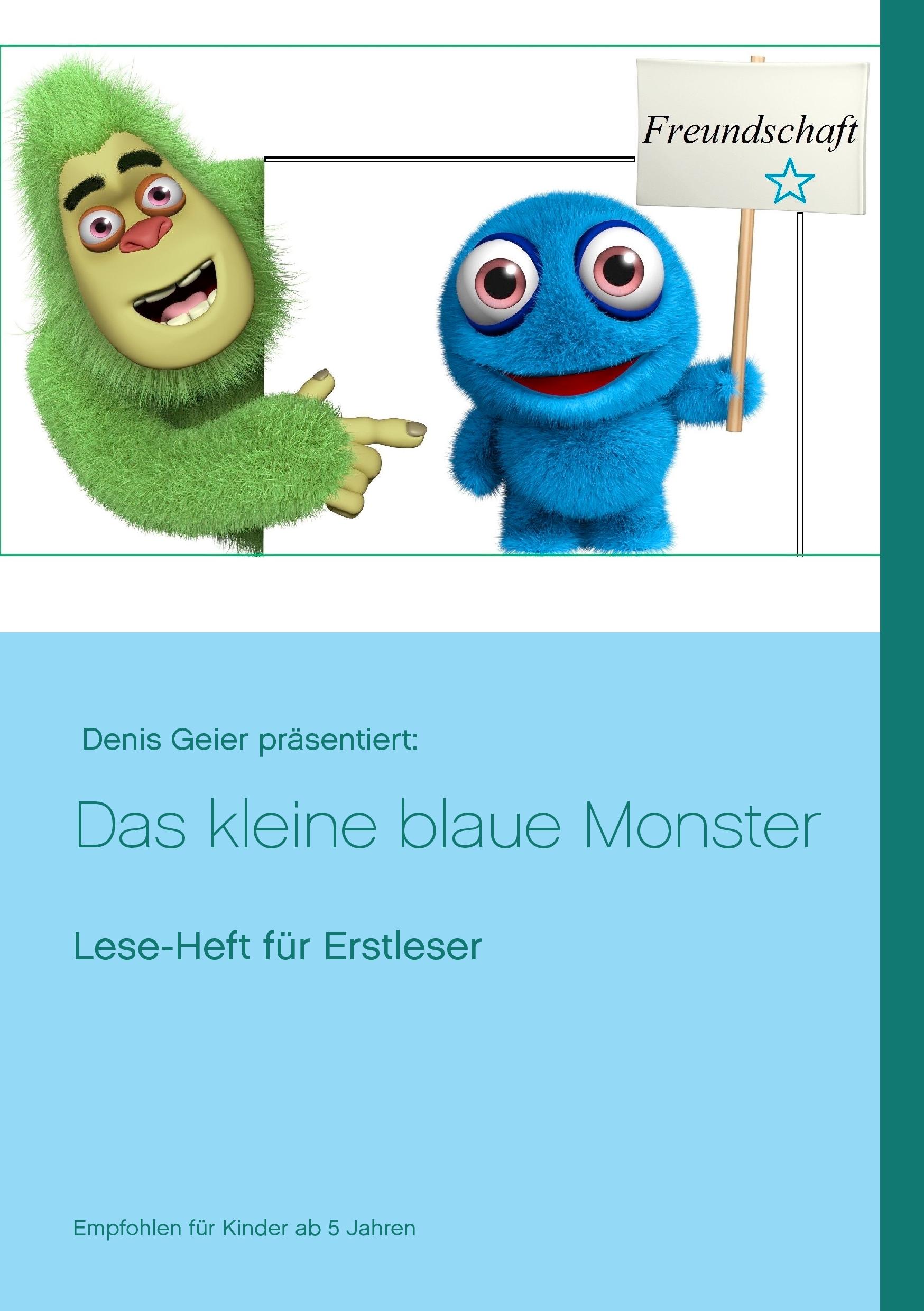 Vorderes Coverbild Das kleine blaue Monster