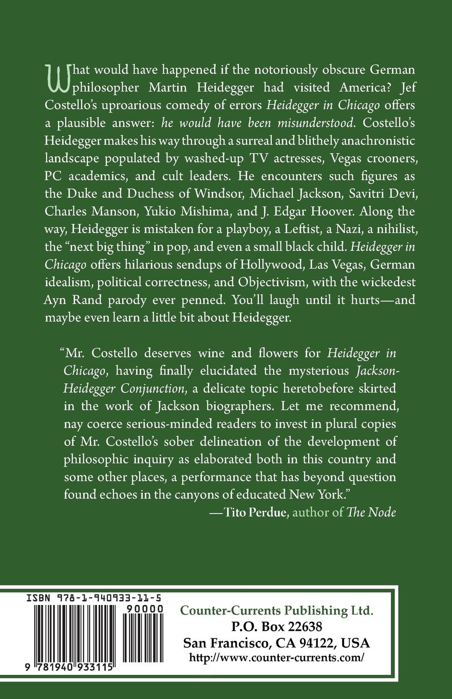 Rückseitencover Heidegger in Chicago