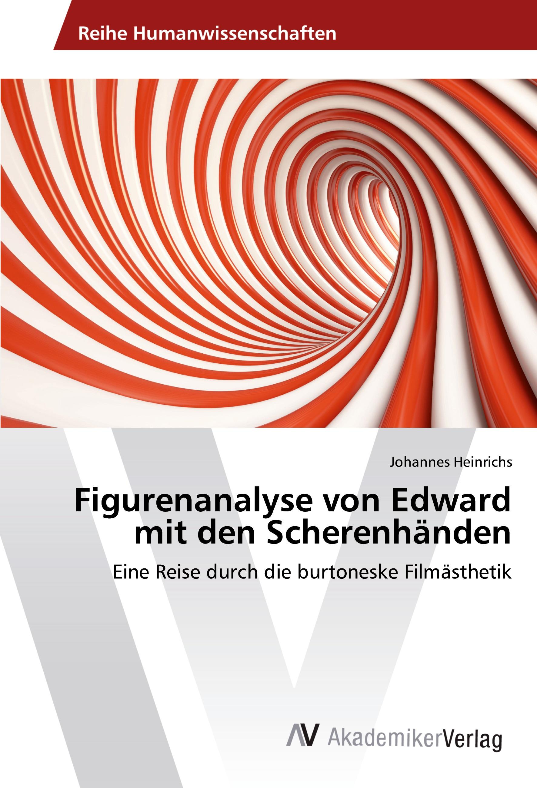 Vorderes Coverbild Figurenanalyse von Edward mit den Scherenhänden