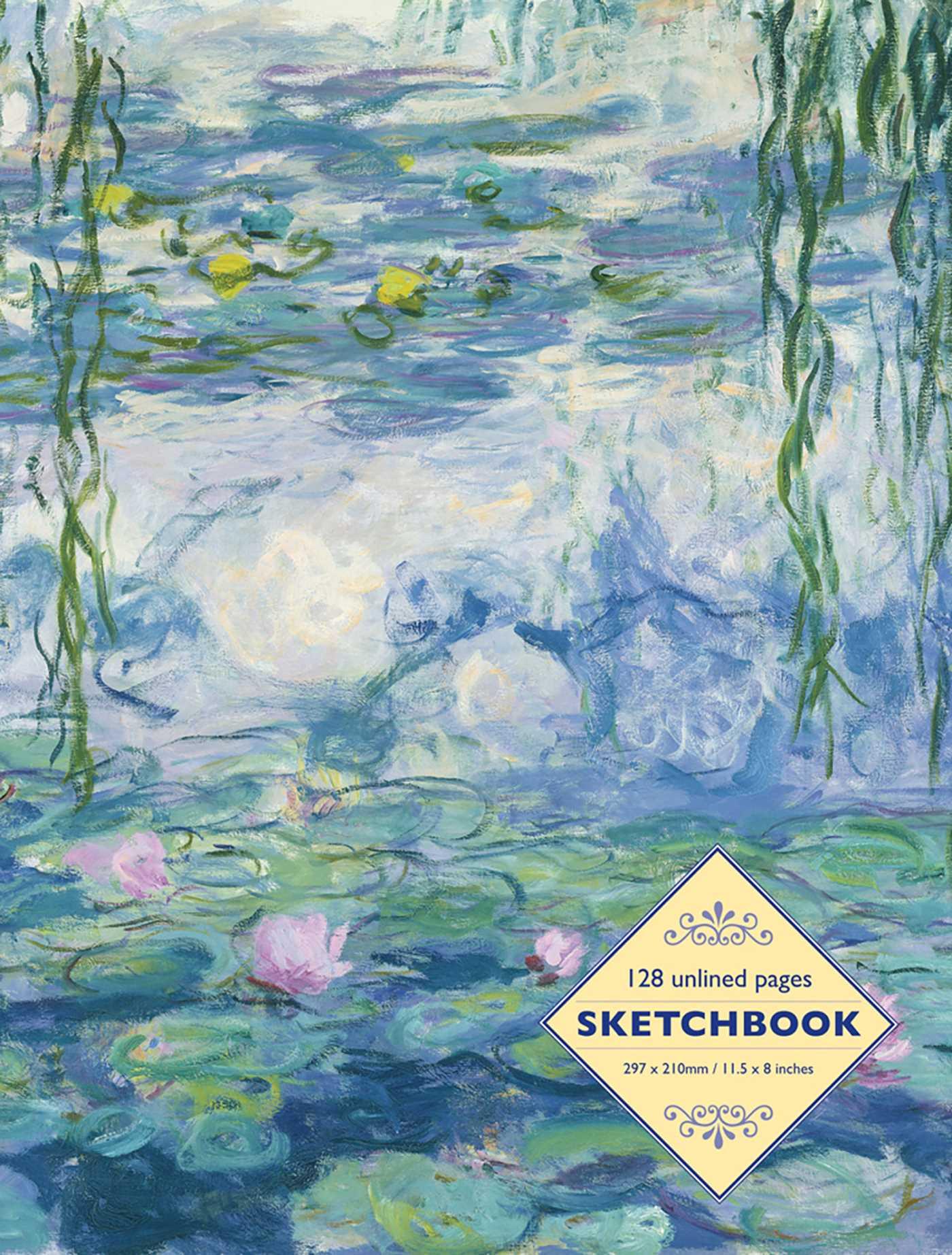 Vorderes Coverbild Sketchbook: Waterliliesby Claude Monet