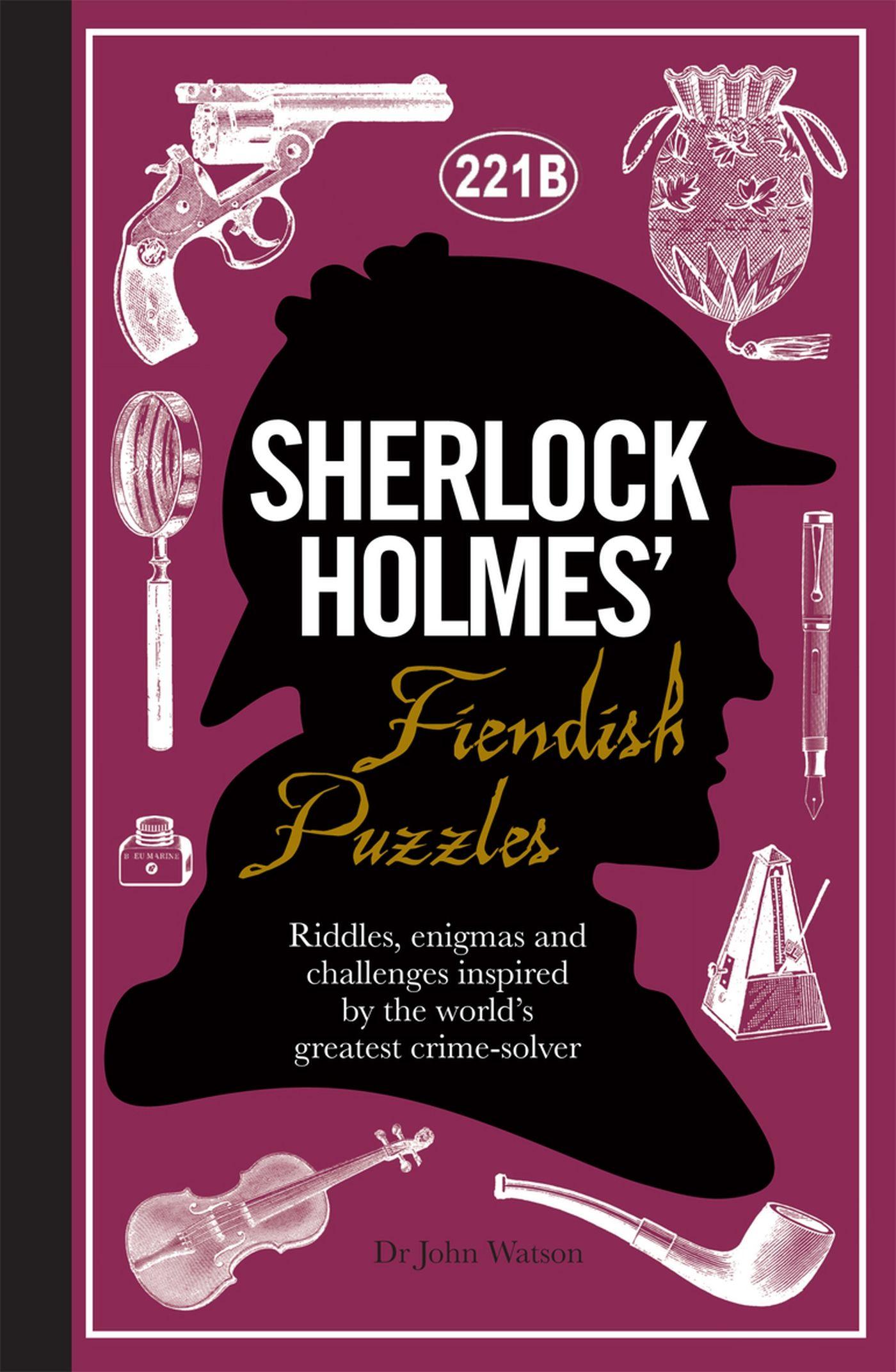 Vorderes Coverbild Sherlock Holmes' Fiendish Puzzles