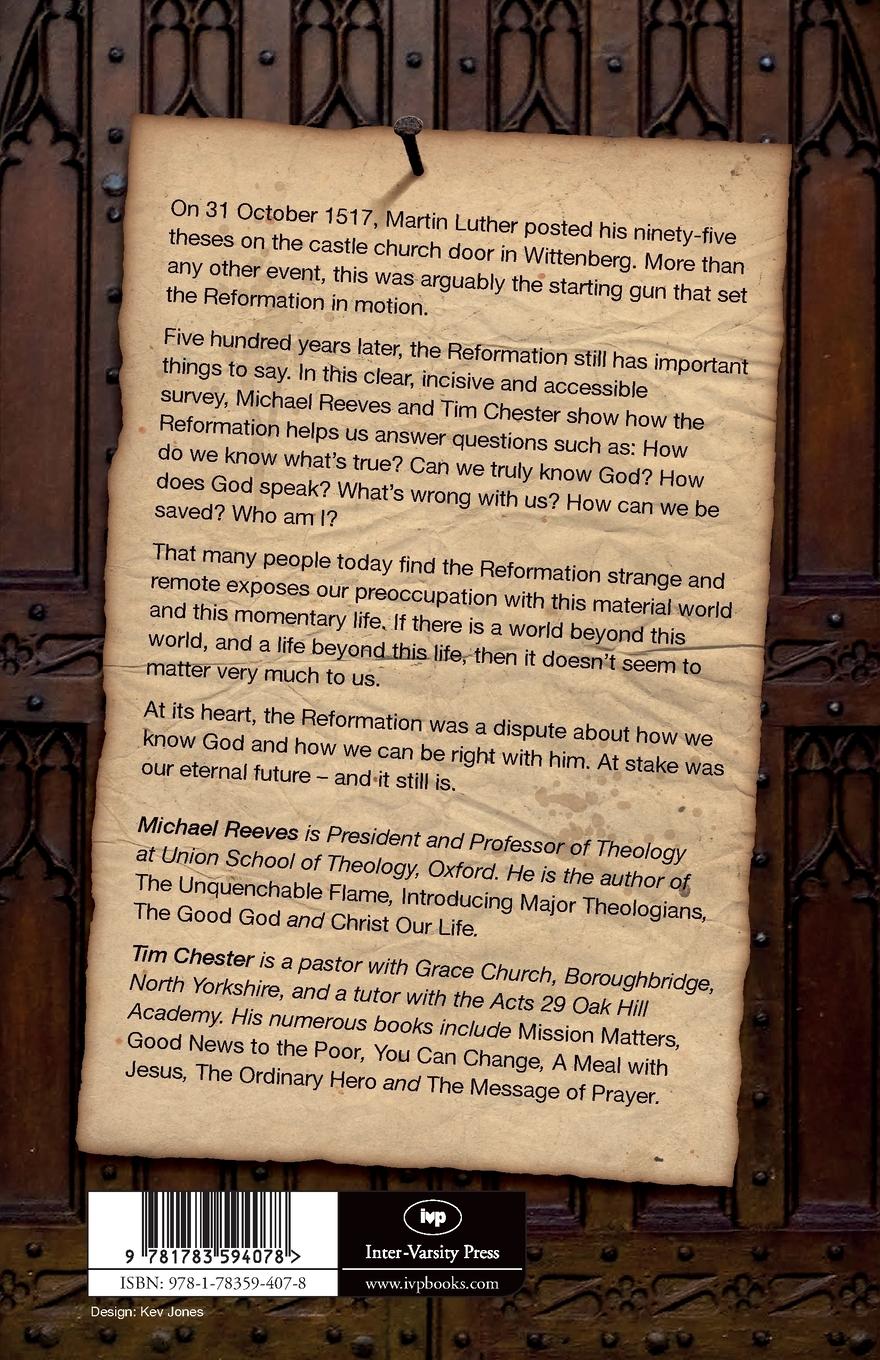 Rückseitencover Why the Reformation Still Matters