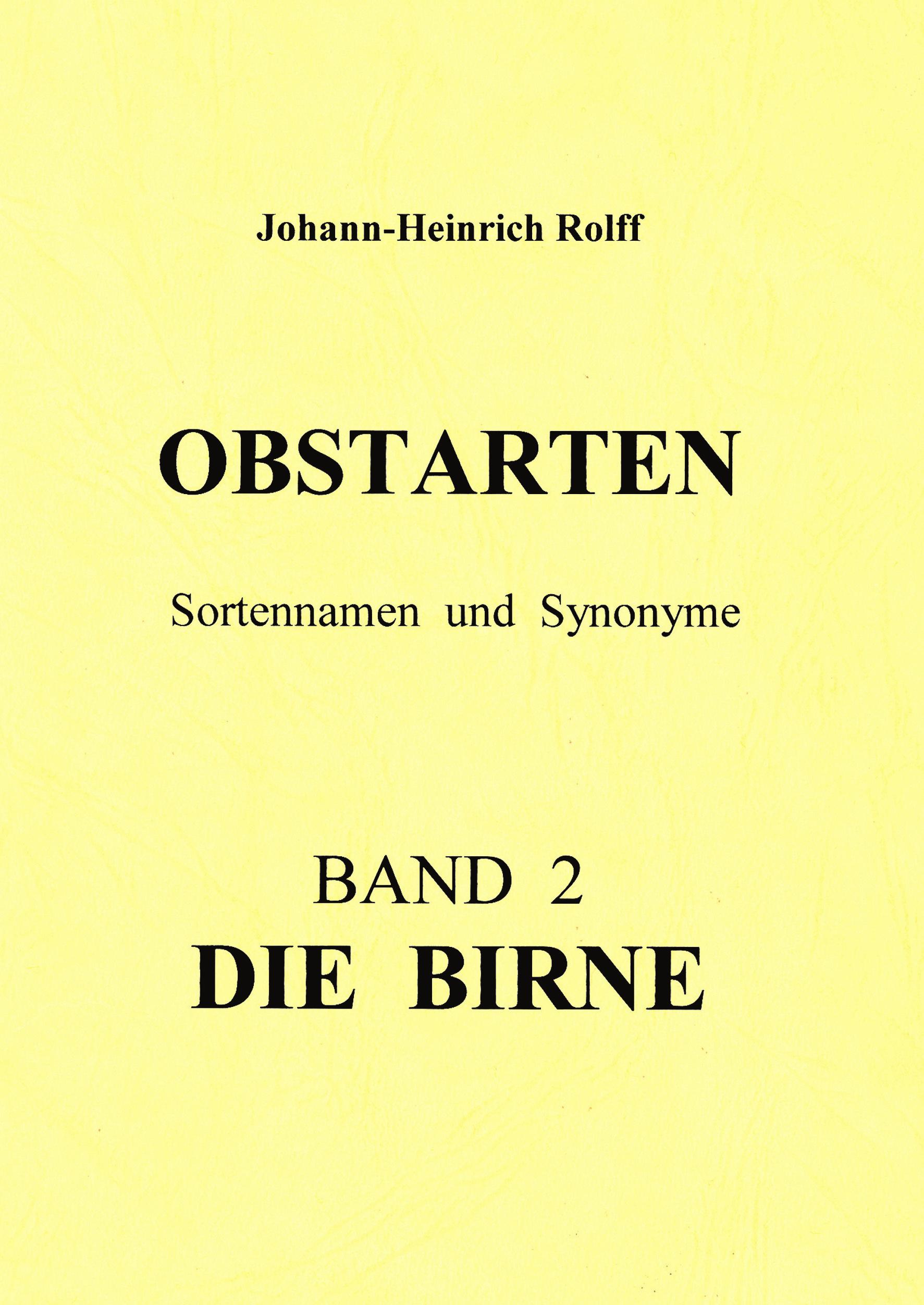 Vorderes Coverbild Obstarten Sortennamen und Synonyme