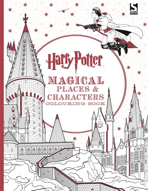 Vorderes Coverbild Harry Potter Magical Places and Characters Colouring Book