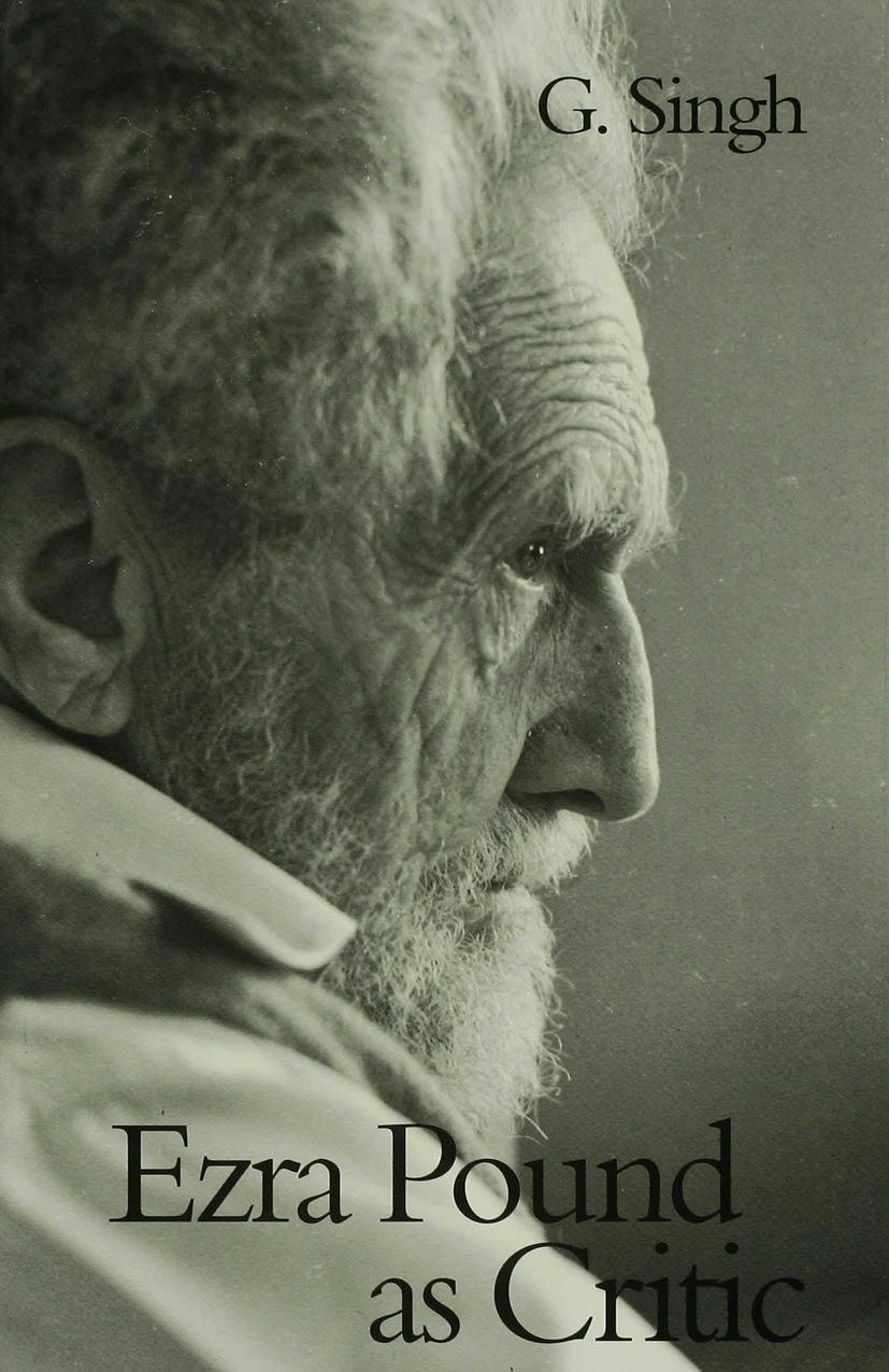 Vorderes Coverbild Ezra Pound as Critic