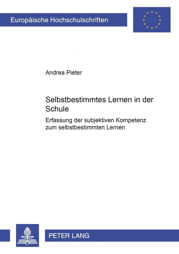 Vorderes Coverbild Selbstbestimmtes Lernen in der Schule