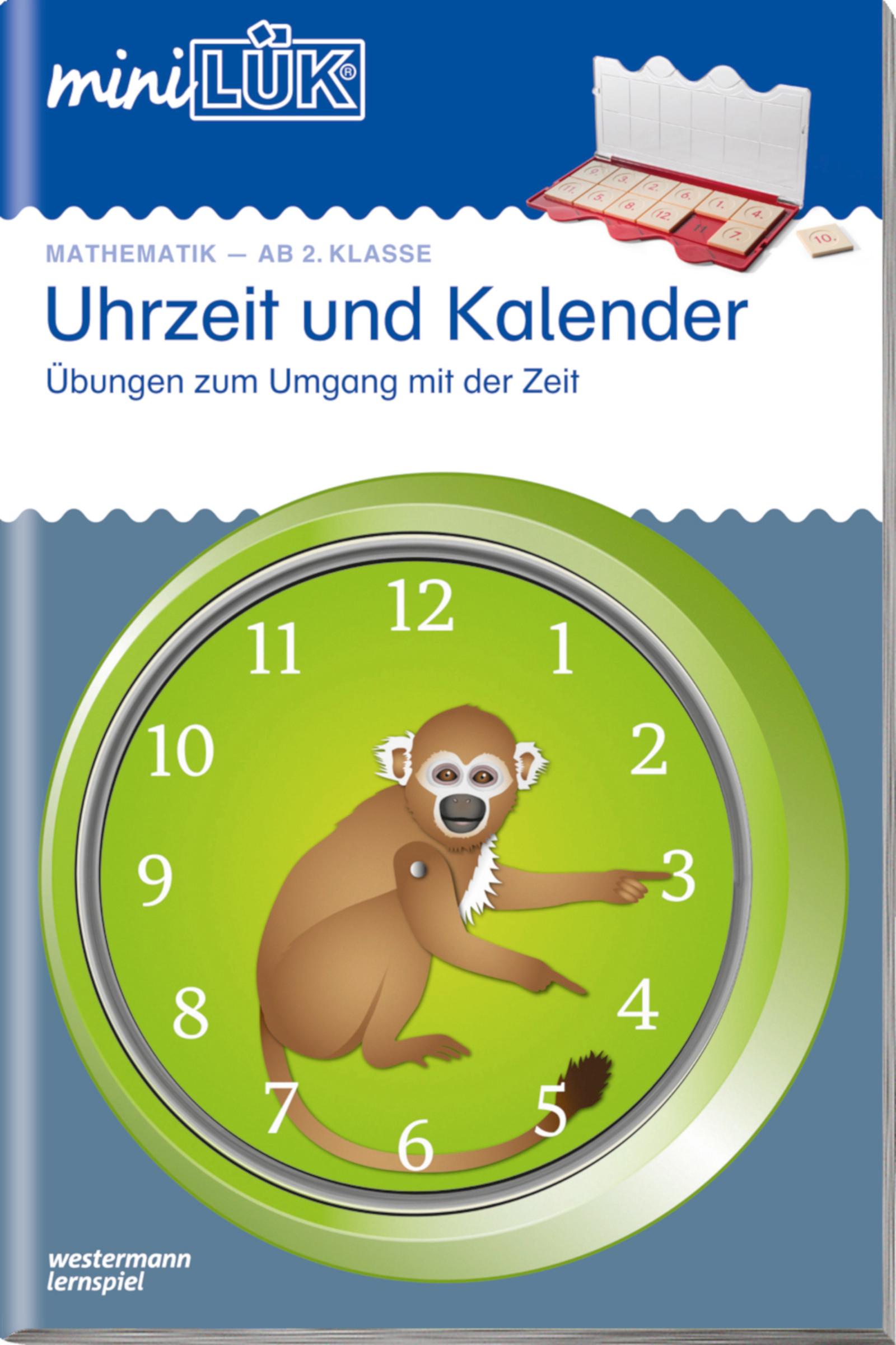 Vorderes Coverbild miniLÜK. Uhr und Kalender