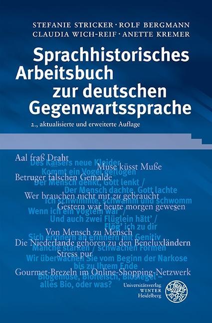 Vorderes Coverbild Sprachhistorisches Arbeitsbuch zur deutschen Gegenwartssprache