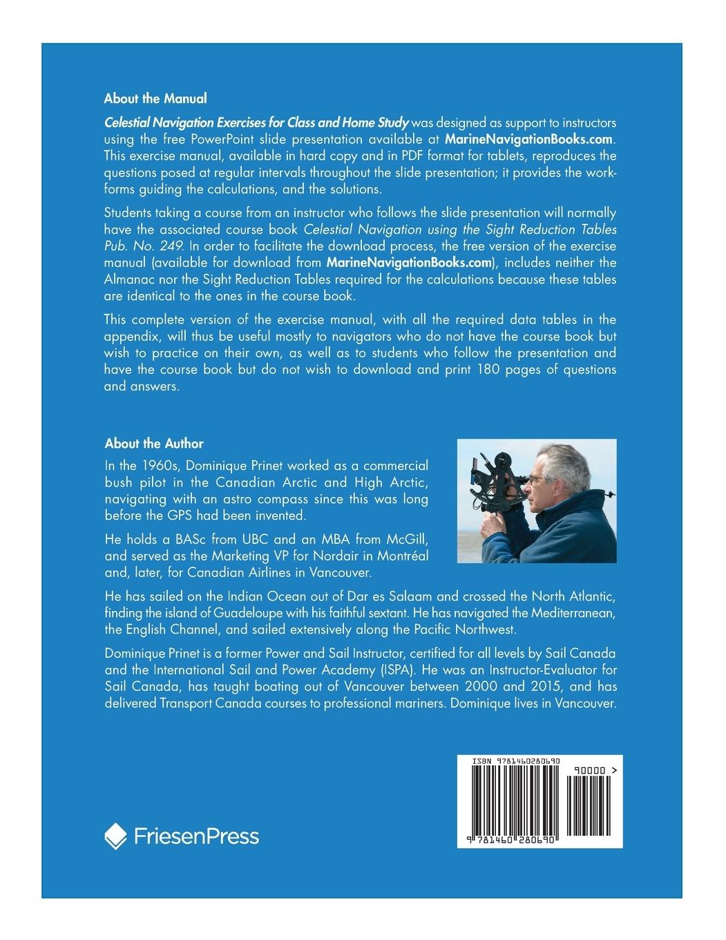 Rückseitencover Celestial Navigation Exercises for Class and Home study