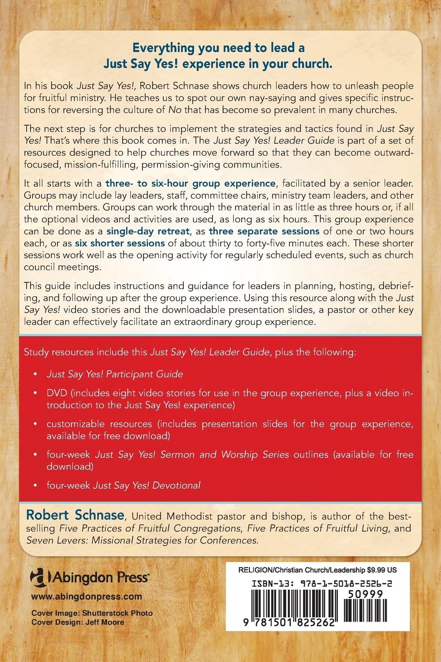 Rückseitencover Just Say Yes! Leader Guide