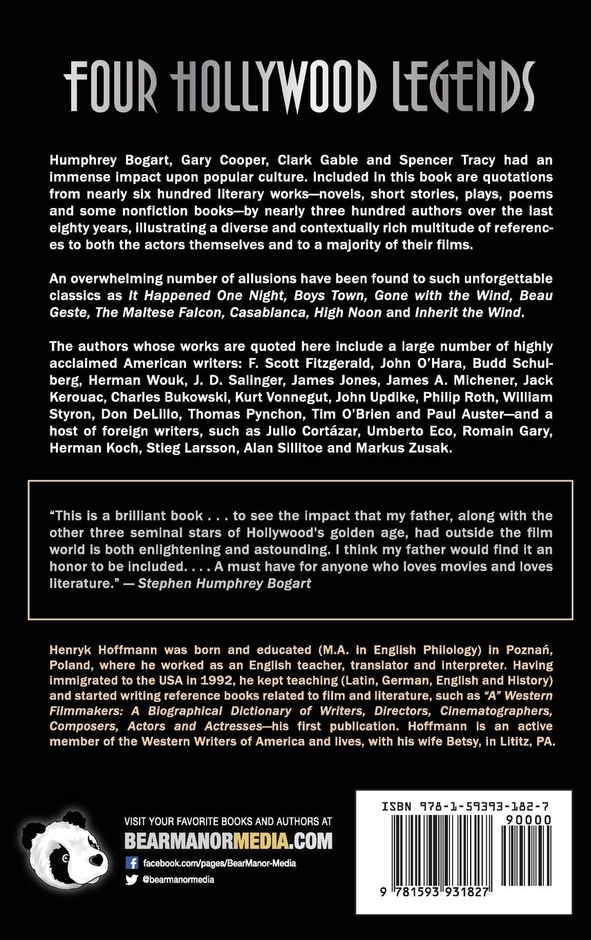 Rückseitencover Four Hollywood Legends in World Literature