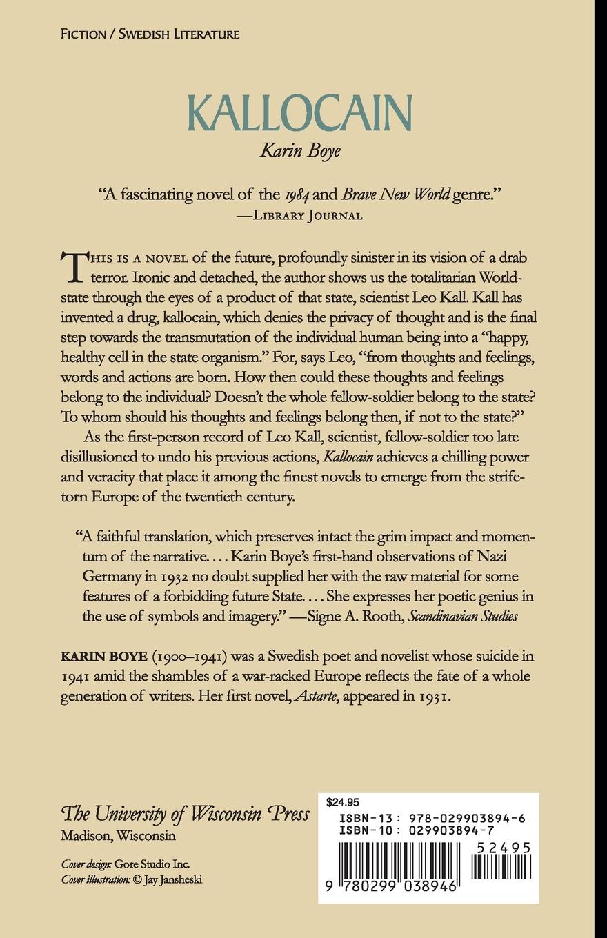 Rückseitencover Kallocain