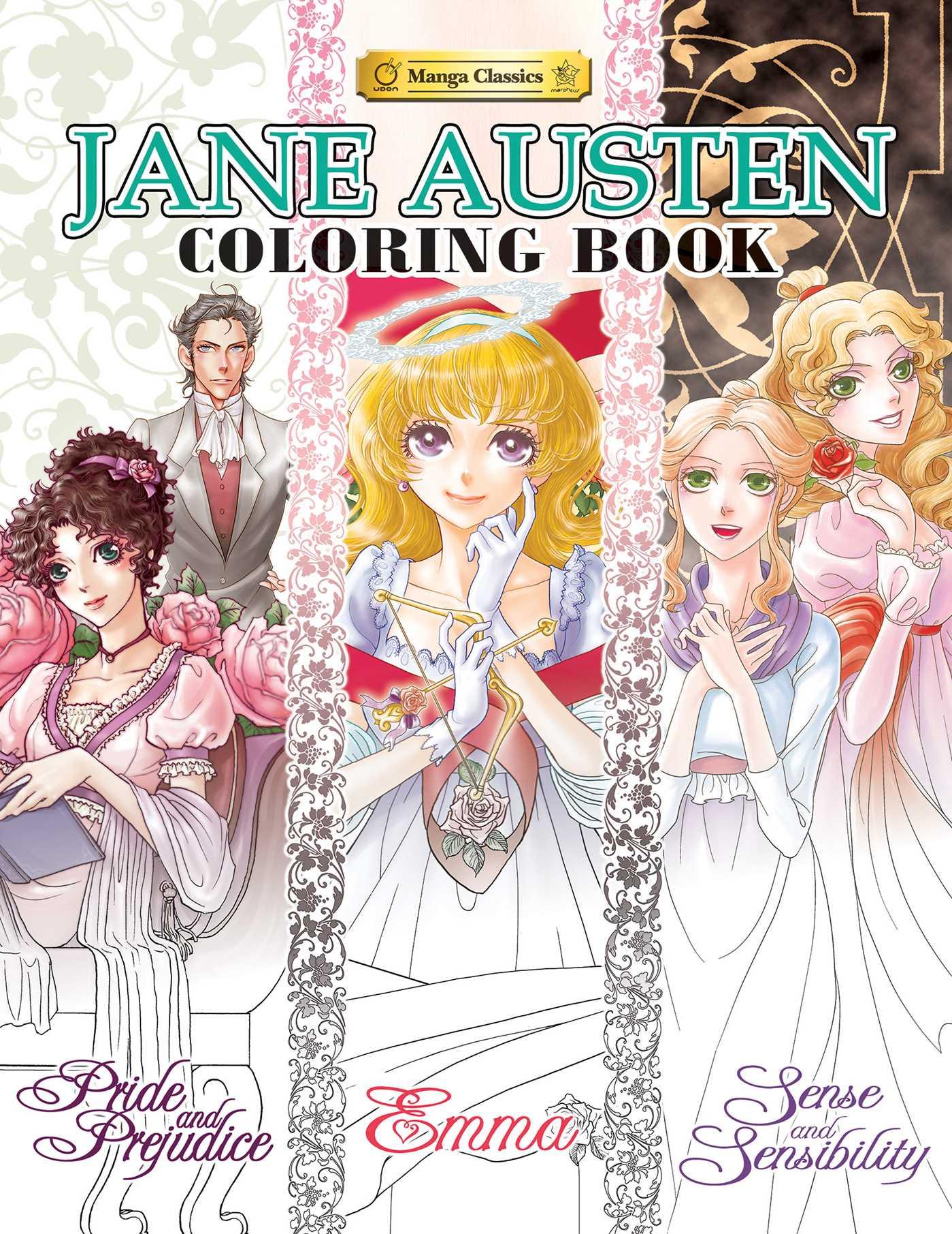 Vorderes Coverbild Manga Classics: Jane Austen Coloring Book