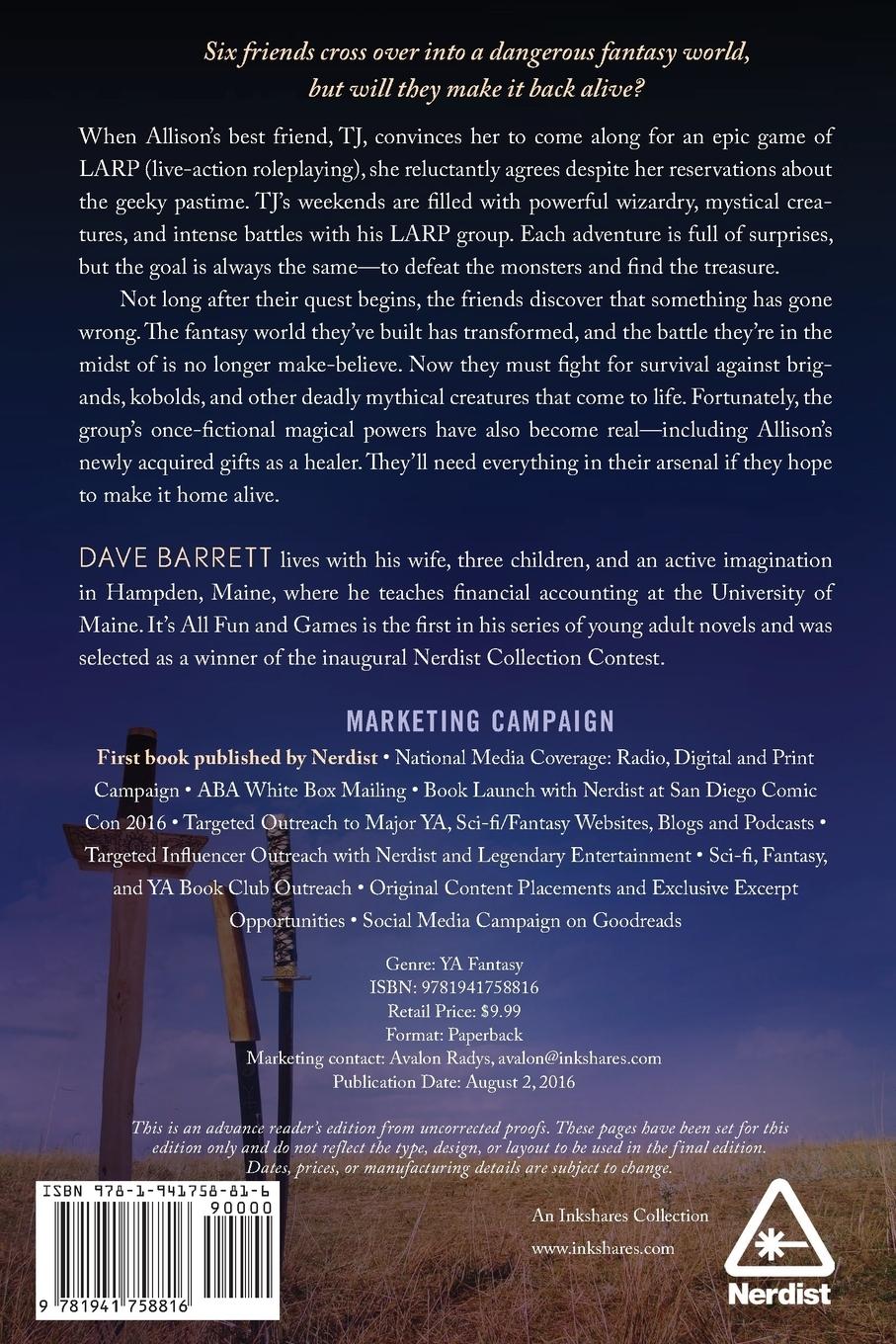 Rückseitencover It's All Fun and Games