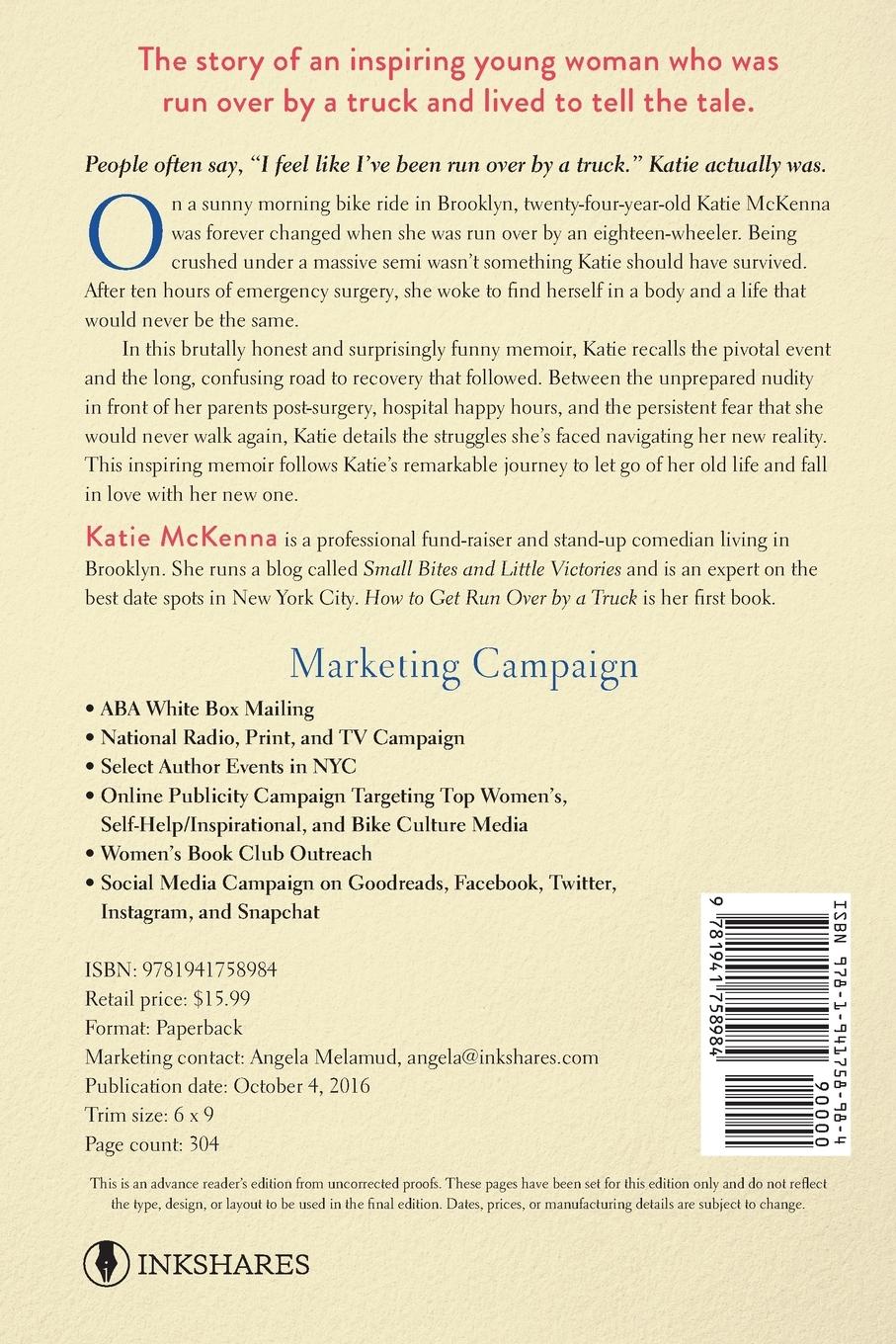 Rückseitencover How to Get Run Over by a Truck